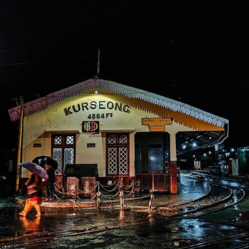 Kurseong Railway Station After The Rain – By Prabita Khambu Rai