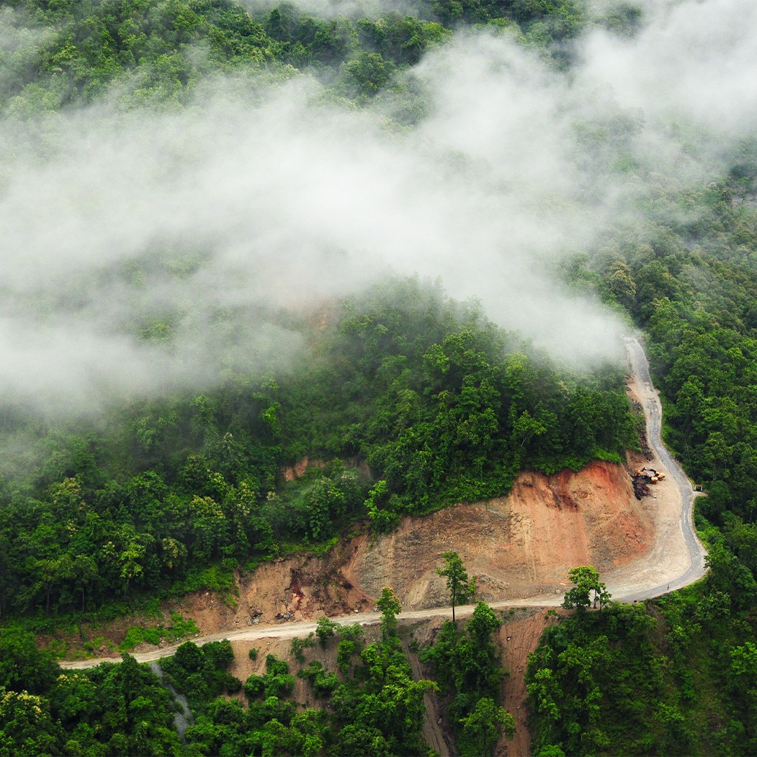 The road to Jorethang, Sikkim