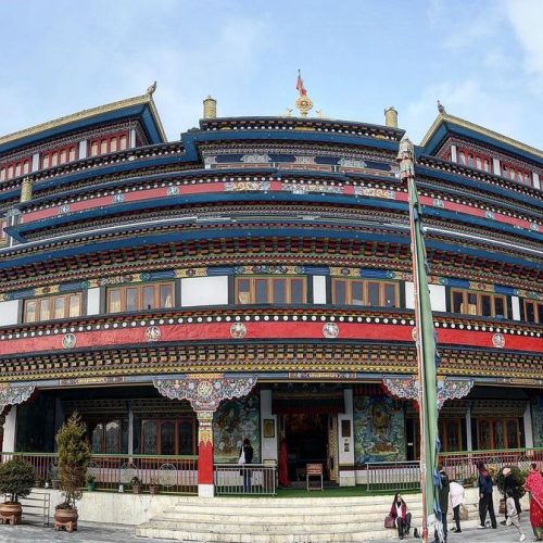 Step into a world of serenity and spirituality at the captivating Dali Monastery in Darjeeling.