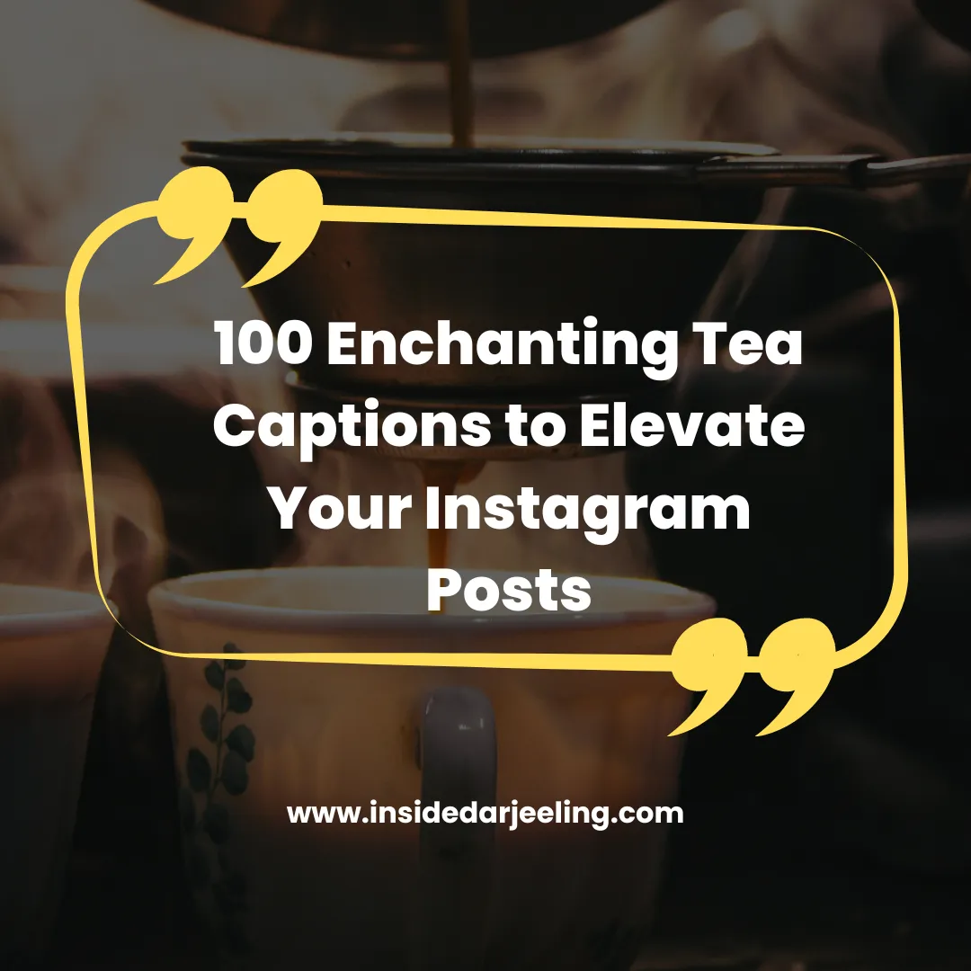 100 Enchanting Tea Captions to Elevate Your Instagram Posts