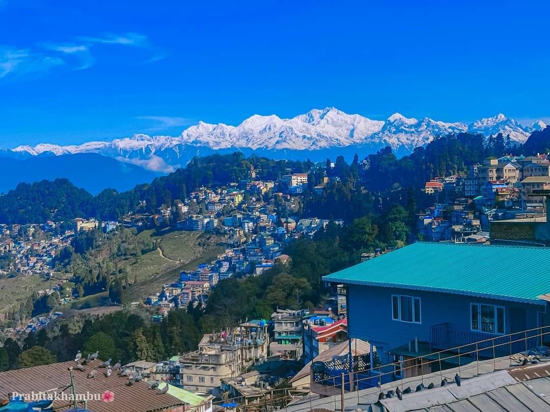 Beautiful view of the Kanchenjunga By Prabita Khambu Rai