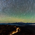 The Star Trail Over Mount Kanchenjunga