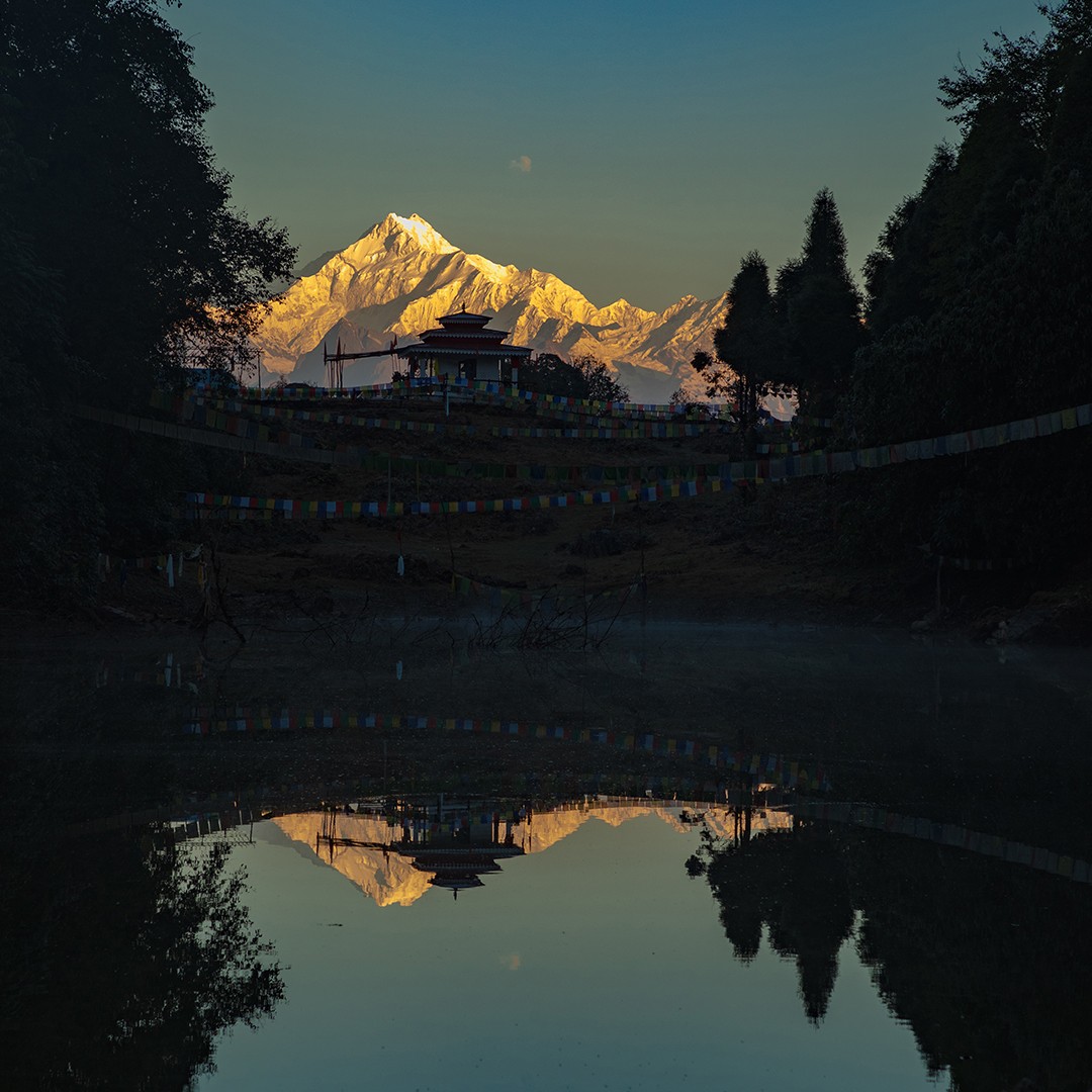 The Stunning view of Mount Kanchenjunga from Mulkharka, Kalimpong