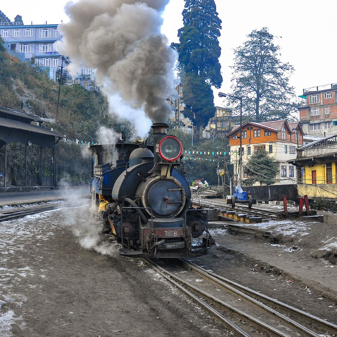 Through the misty hills and tea gardens of Darjeeling aboard the charming Darjeeling Himalayan Railway