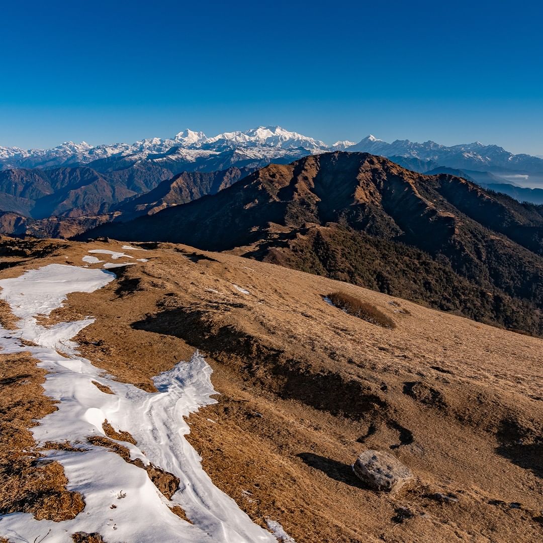Majestic Kanchenjunga Range from Phalut - A Stunning Himalayan View