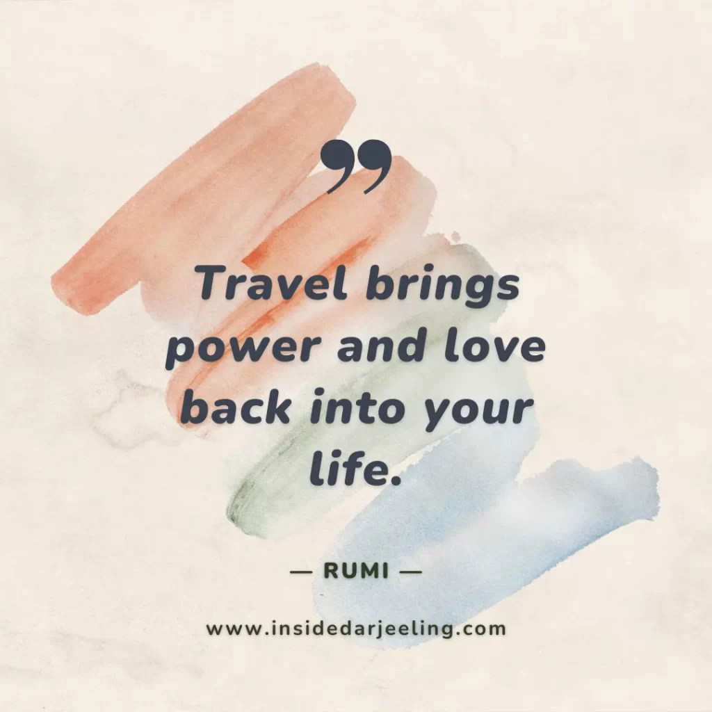 Travel brings power and love back into your life