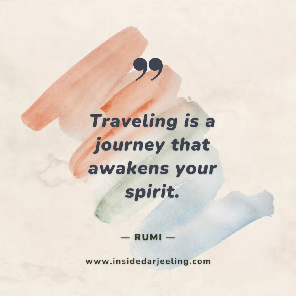 Traveling is a journey that awakens your spirit