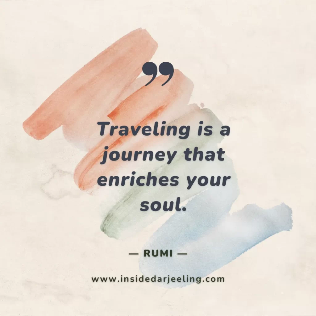 Traveling is a journey that enriches your soul