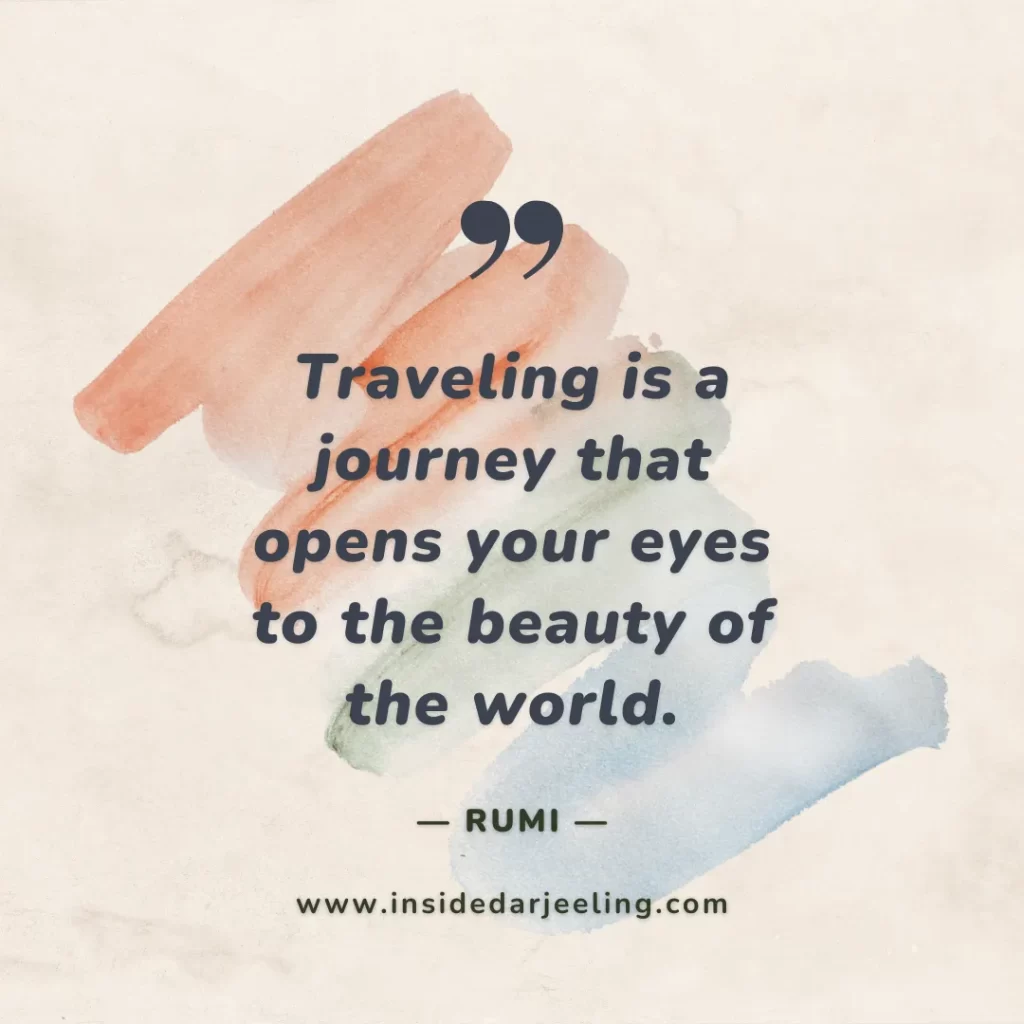 Traveling is a journey that opens your eyes to the beauty of the world
