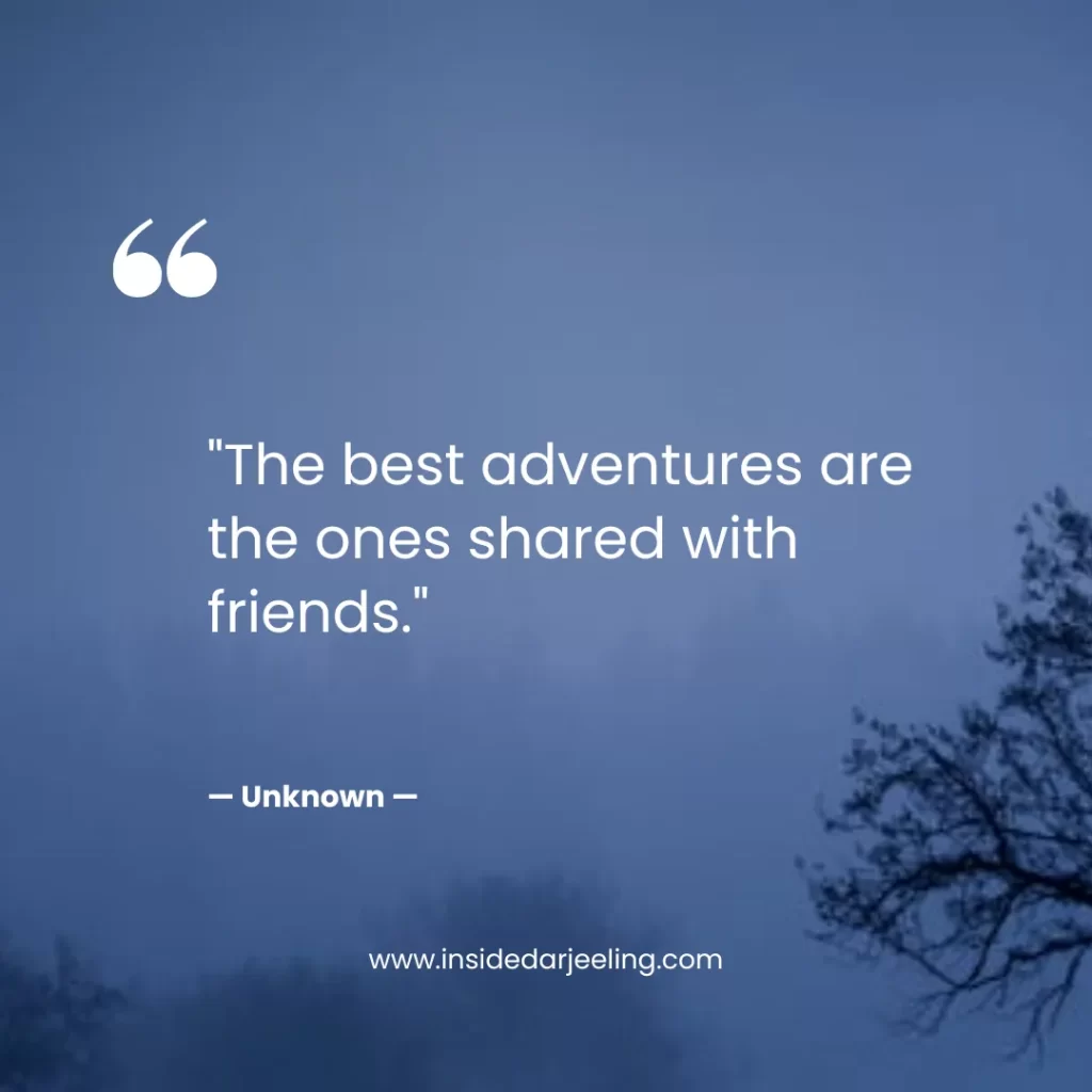 The best adventures are the ones shared with friends