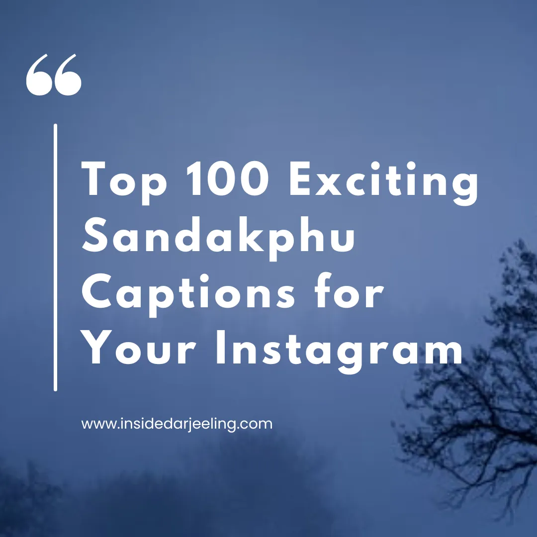 Top 100 Exciting Sandakphu Captions for Your Instagram